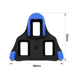 Cuilane Premium SPD Cleats for Cycling Shoes, Compatible with Shimano SPD SL Cleats, Durable, Anti-Slip, High-Performance Pedal Cleats for Road and Indoor Bikes, Blue
