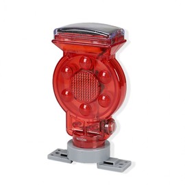 Road Drum LED Warning Light / Strobe Light Solar LED Warning Light (Flashing) 3ea