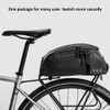 Multifunctional Rear Rack Bag Waterproof Bike Rack Seat Bag Outdoor