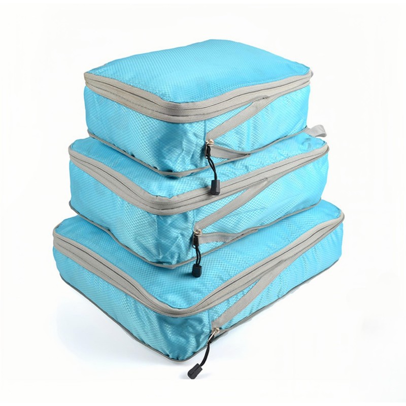 YIAGUN Compression Packing Cubes Extensible Organizer Bags For ZippeTravel Suitcase