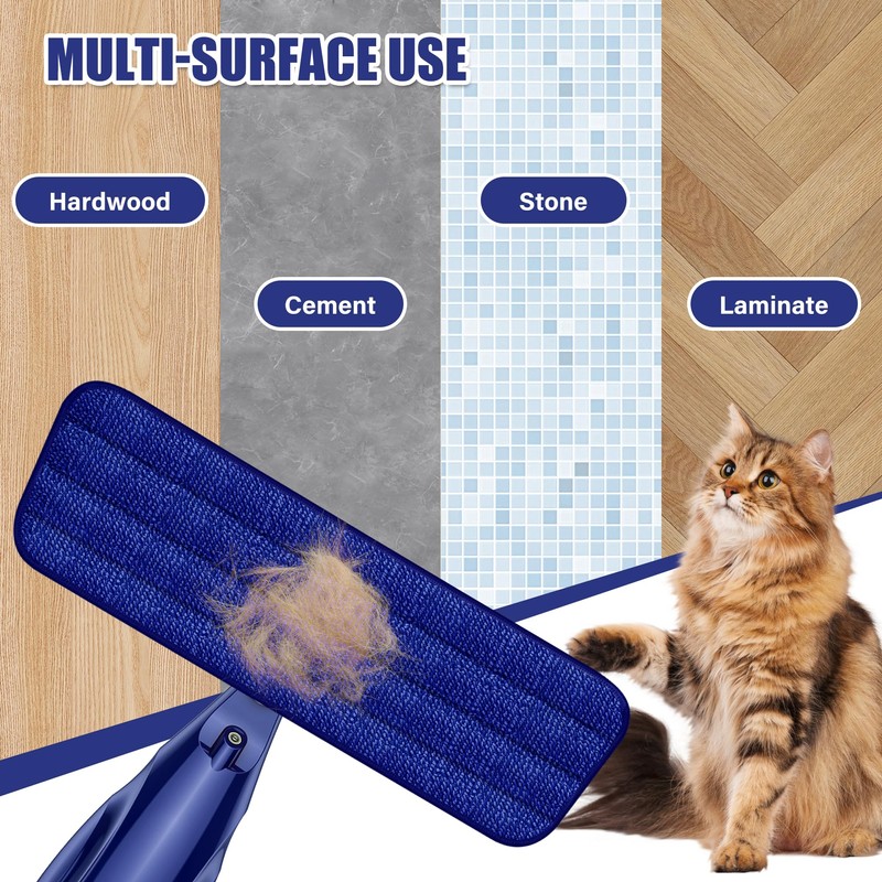 Microfiber Spray Mop for Floors Cleaning: Wet Dry Hardwood Floor