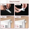 4-PACK Integrated Fridge Door Brackets,SHUOMAO Integrated Freezer Fridge Door Mounting