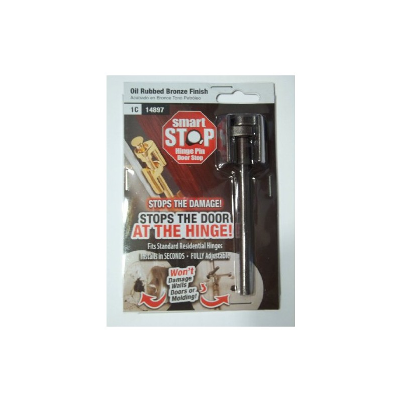 SmartStop Oil-Rubbed Bronze Hinge Pin Doorstop