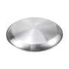 Antrader Silver Stainless Steel Tray,Round Stainless Steel Large Tray Round