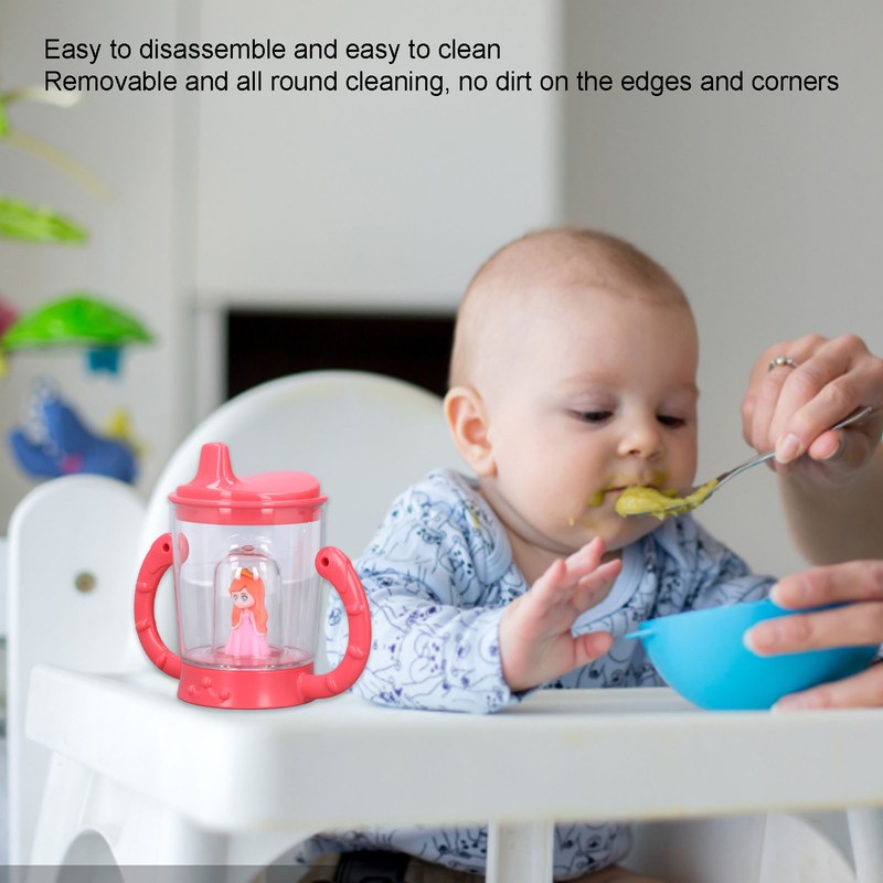 150ml Baby Learning Drink Cup Leak Proof Detachable Handle Spout