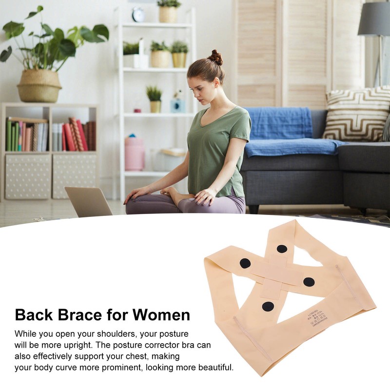 Women Back Straightener Posture Corrector Back Support Brace Belt Adujustbable
