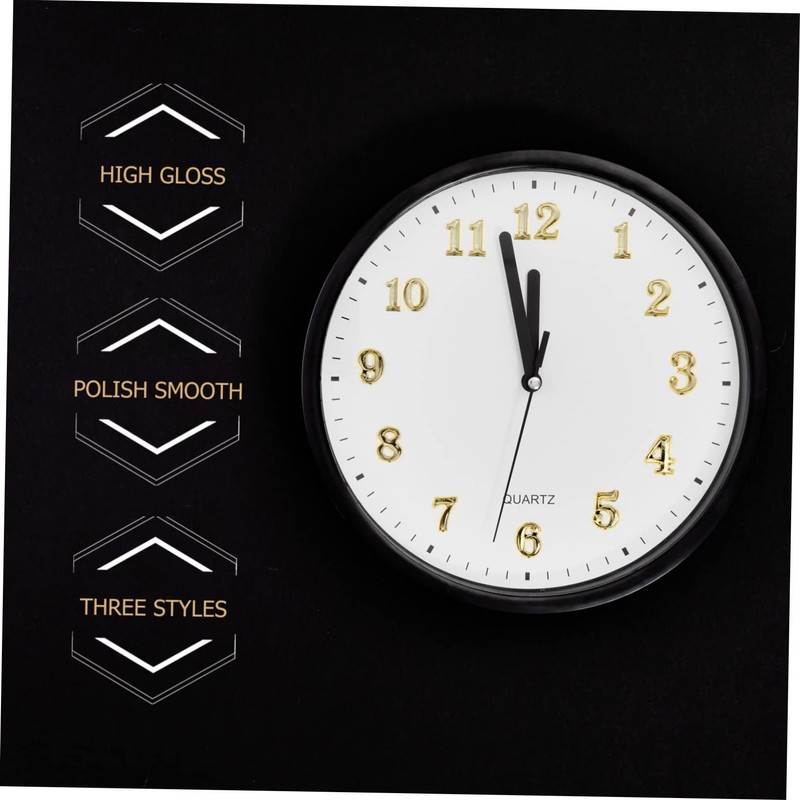 Tofficu 6pcs DIY Clock Numerals Arabic Roman Numbers for Wall