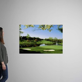 CANVAS ON DEMAND Golf Course, Congressional Country Club, Wall Decal, Photography Artwork
