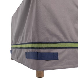 DUCKCOVERS Soteria Water-Resistant 40 Inch Square Fire Pit Cover, Outdoor Firepit Cover