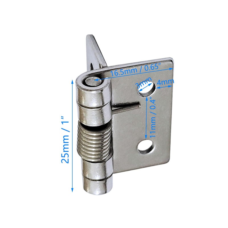 8X Self-Opening Spring Hinges 304 Stainless Steel Self-Closing Spring Door