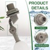 PVC Float Ball Valve，1/2 Inch Plastic Water Float Valve for