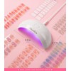 Melodysusie Starter-Friendly Mini LED UV Nail Lamp with 2 Timers,