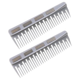 Outanaya 2pcs Hair Cutting Combs for Salon and Home Use Professional Hairdressing Tools Magnetic Attachments for Stylists and Barbers
