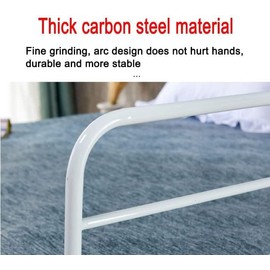 Adjustable Bed Rail for Elderly Bedside Standing Assist, clip-on Bed Safety Rails, Bedside Fall Safe Prevention Grab Bar, Bed Assist Rail, for Student Dormitory pregnant women, disabled people,80x30cm