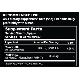 Leviathan Nutrition Vitamin K2D3