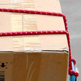 1.7m Cargo Secured Rope Hook Strap Luggage Rack Motorcycle Bicycle / 짐고정 로프 1.7m 고리끈 짐받이 오토바이 자전거