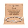 Aunis Nana Christmas Gifts From Grandchildren, Infinity Love Bracelet Gifts