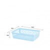 Storage Baskets, 2 Pack, Cool Blue | Small Storage Baskets