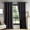 Fmfunctex Blackout Curtains for Bedroom Black Curtains 72 Drop Geometric