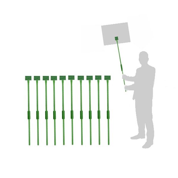 Lightweight Yard Signs Stakes Protest Sign Holders,Parades Slogan Poles, Warning