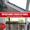 SecurityMan Window Security Bar - Easy Install for Horizontal/Vertical Windows