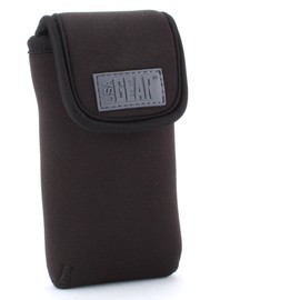 USA Gear Kameratasche für Kompaktkameras: Schwarze Kamera Schutzhülle für Kompakt-/Digitalkameras, schützt Ihre Kamera vor Regen, aus robustem Neopren, mit Karabinerhaken und Öse