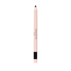 Wander Beauty Skyliner Automatic Gel Eyeliner (Jet Black) - Smudge-Proof Retractable Gel Liner - Precise Application With Built-In Eye Pencil Sharpener - Intense Pigment Gel Eyeliner - 0.01 fl oz