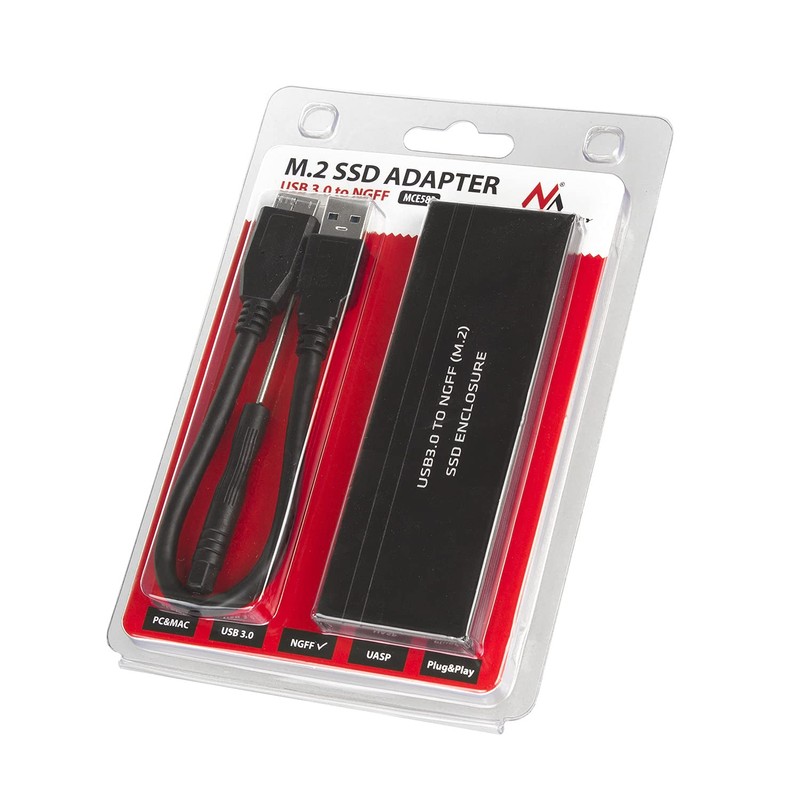 Maclean MCE582 USB 3.0 Hard Drive Enclosure for M.2 SDD