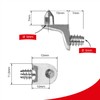 LouMaxx Angle Shelf Support with Pin and Screw | Set