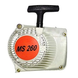 Recoil Pull Start Starter Assembly for Stihl 024 026 MS240 MS260 Chainsaw Replaces OEM 1121 080 2101 and 11210802101