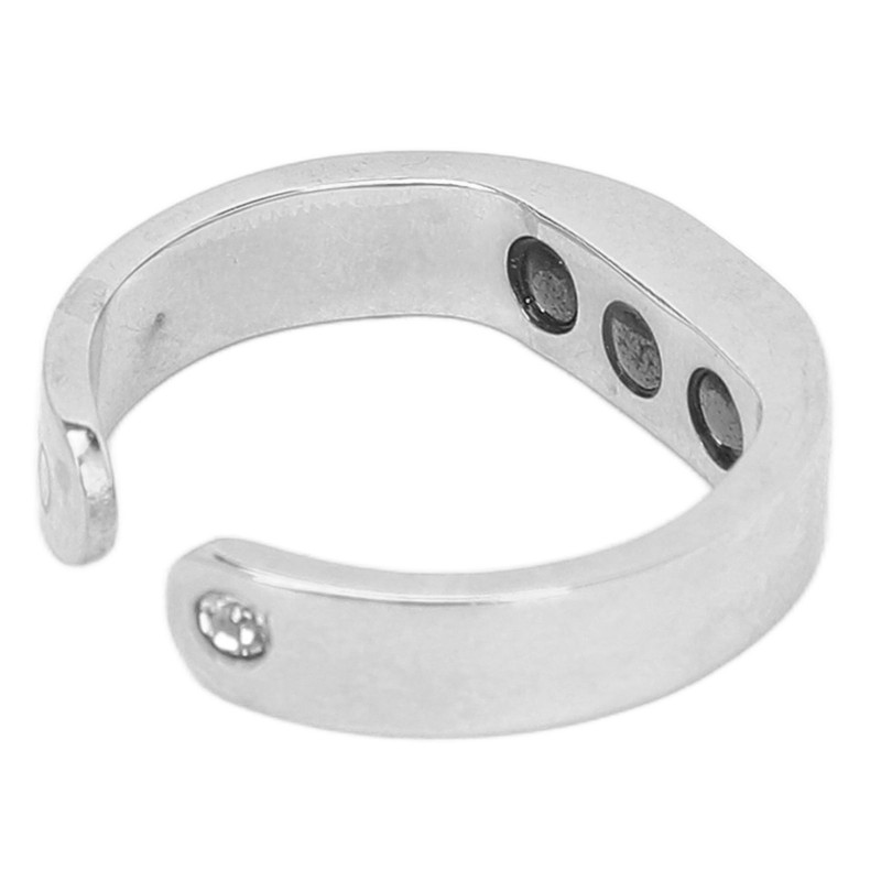 Prevent Snoring Ring Breath Aid Reusable Titanium Steel Adjustable Acupressure