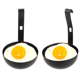 2pcs Hanging Poached Egg Cups, Stainless Steel Hanging Egg Poacher Poaching Maker Kitchen Cooking Tool for Making Yummy Breakfast or Instant Noodle Ramen Ingredient Side Dishes