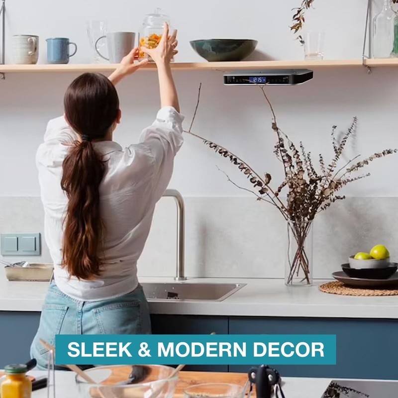 DPI iLive Under The Counter Wireless Stereo Bluetooth Speaker, Digital