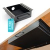 Under Desk Drawer Slide Out Attachment - Carbon Steel Undermount