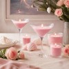 REISEN 3.3lb Pink Candle Sand Wax Set, Rose Pearled Candle