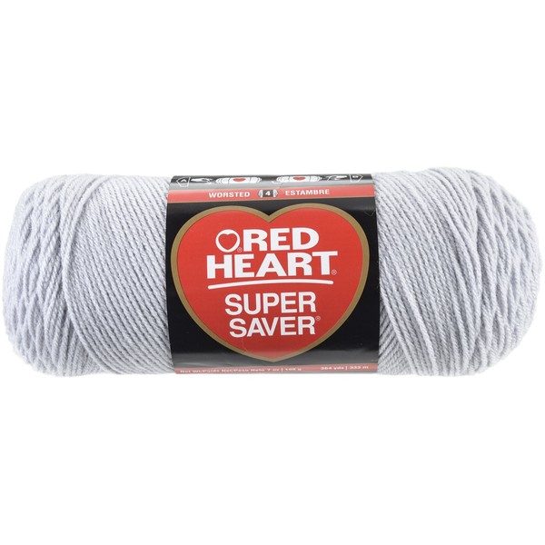 RED HEART  Super Saver Yarn, Light Grey