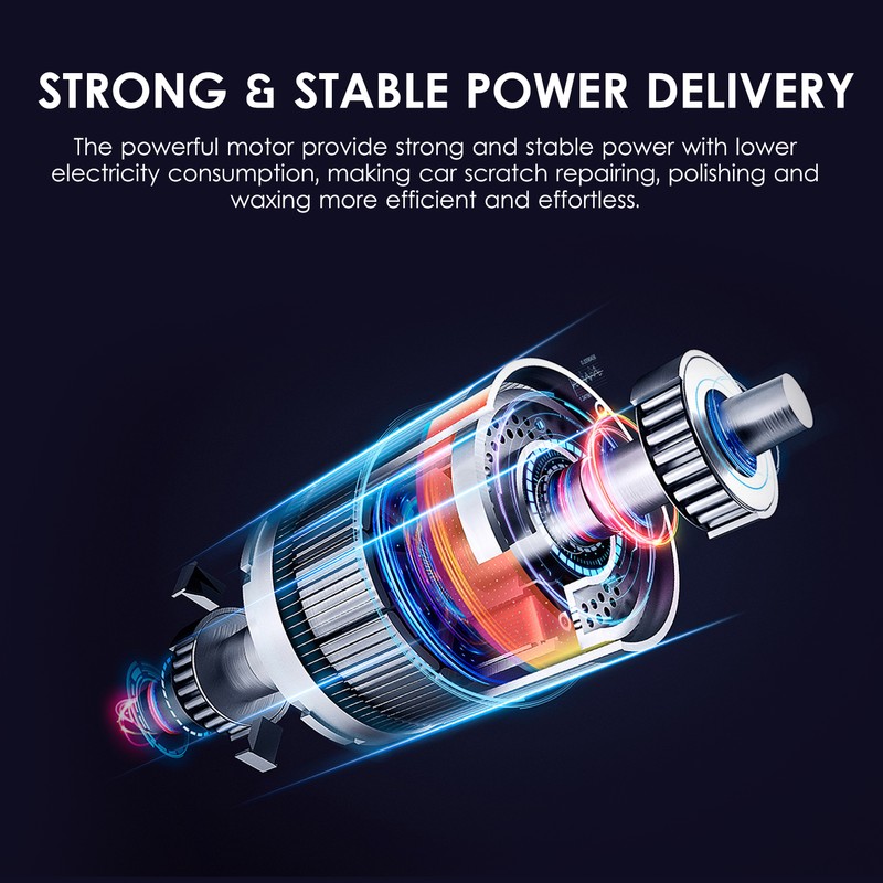 60W Mini Polishing Machine with USB Charging Cable 8500RPM Variable