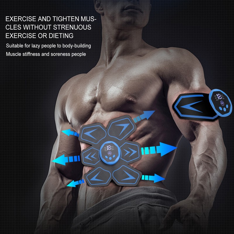 Abdominal Training Device Smart Patch EMS Technology Lazy Home Fitness