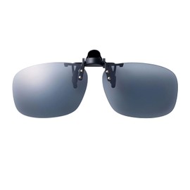 Swans SCP-23 SMK Polarized Sunglasses, Clip-on, Flip-up Type, Made in Japan, Polarized Smoke, Free Size