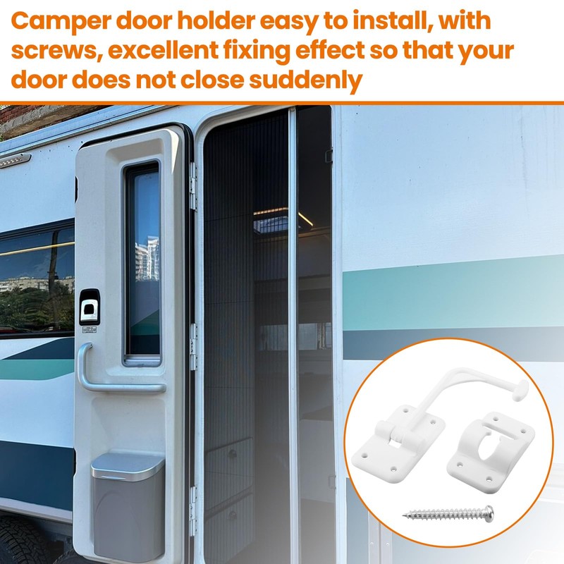 TNITRIB RV T-Style 90 Degree Door Holder Catch Compatible with