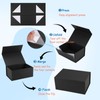 SPEPLA 4 Pack 9.5x7x4 Magnetic Gift Boxes Black Magnetic Closure