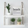 Beach Definition Art Wooden Box Sign Rustic Beach House Decorative