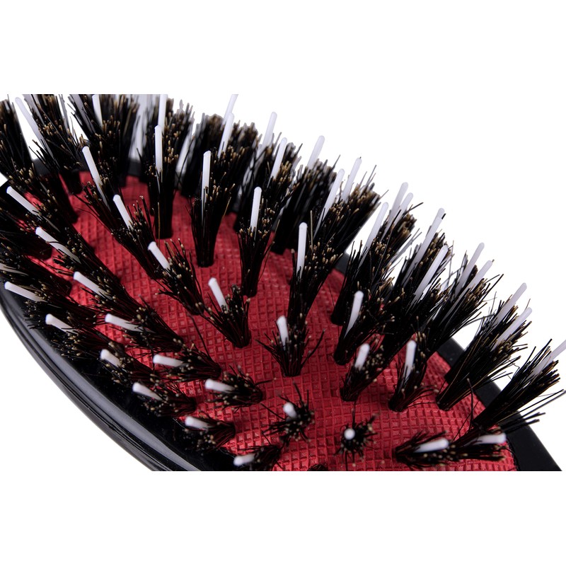 Ponik's Pneumatic Extensions Brush Hair Brush for Natural Boar Bristles