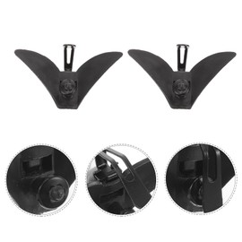 ABOOFAN 10pcs Mens Tie Ties Tie Clips for Men Decorative Necktie Clip Tie Clips Decorative Small Tie Clips Necktie Clip for Party Tie Clip for Wedding Receive Flowers Metal Man Plastic