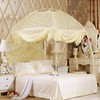 Dense Mesh Uniroom Mosquito Net (120x200cm) (Beige)