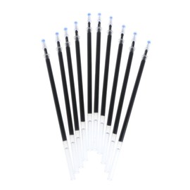 Oilmal 10 Pieces 0.38mm 0.5mm Gel Ink Ballpoint Pen Refill Black Blue Red Stationery Supply