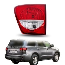 Silscvtt RH Rear Brake Inner Tail Light Assembly Replacement for Toyota Sequoia 2008-2017 Tail Light Right Side 81580-0C030