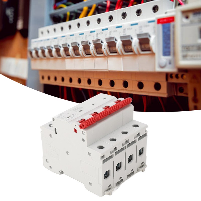 6KA 4P Miniature Circuit Breaker PP Flame Retardant Circuit Breaker
