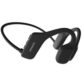 Wireless Headphones Bone Conduction Headphone Bluetooth Sports Headset ，Wireless Open-Ear Waterproof Headphones with Mic, 8Hrs Playtime for Running, Cycling, Gym, Driving, Hiking, Work(Bone X1，Black)