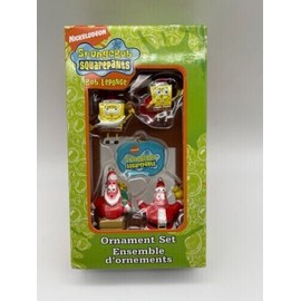 American Greetings 2007 SpongeBob Squarepants Christmas Ornament Mini Set of 5 American Greetings